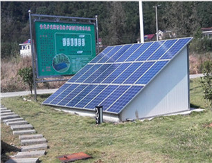 宁国青龙湾太阳能微动力污水处理项目